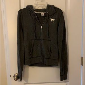 Victoria’s Secret Pink Sparkle ZIP-Up Hoodie